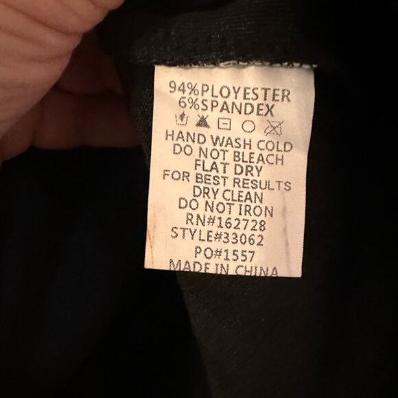 Voy Black Blouse with Sheer Sleeves Size Small NWT Office or Party Perfect - Picture 3 of 5